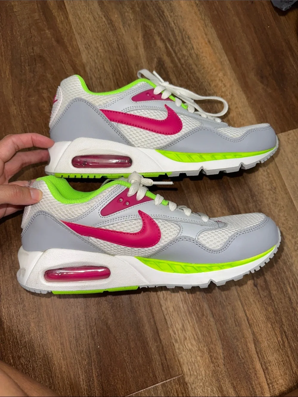Nike white mesh